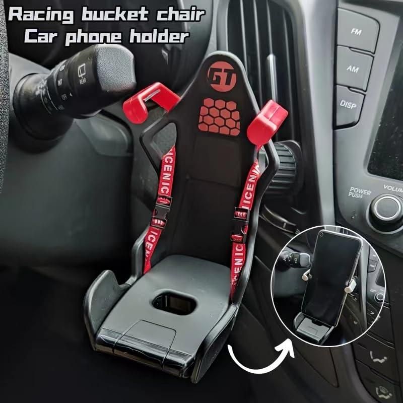Car Phone Holder Mount for All Smartphones (Red)